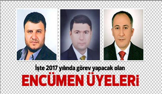 İşte yeni encümen üyeleri