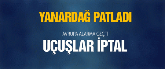 İzlanda'da yanardağ patladı