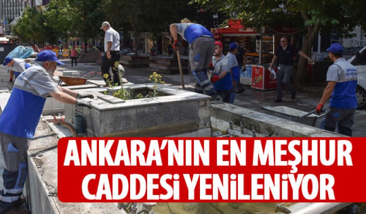 İzmir Caddesi yenileniyor