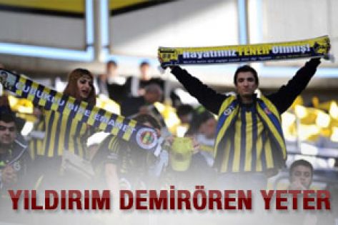 Kadıköy'de yeter Yıldırım Demirören sesleri 