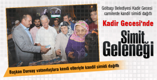 Kadir Gecesi'nde Simit Geleneği