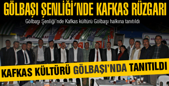 Kafkas Kültürü Gölbaşı’nda Tanıtıldı