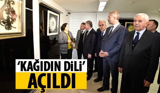 Kağıdın dili sergisi açıldı