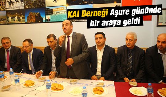 KAI Derneği Aşure gününde bir araya geldi