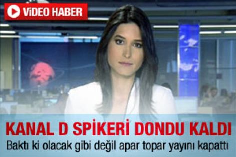 Kanal D spikerinin zor anları - Video 