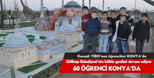 Karaali YİBO'lu öğrenciler Konya'da