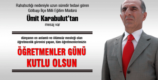 Karabulut'tan mesaj var