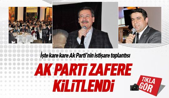 Kare kare Ak Parti'nin istişare toplantısı