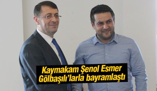 Kaymakam Esmer vatandaşlarla ve personelle bayramlaştı