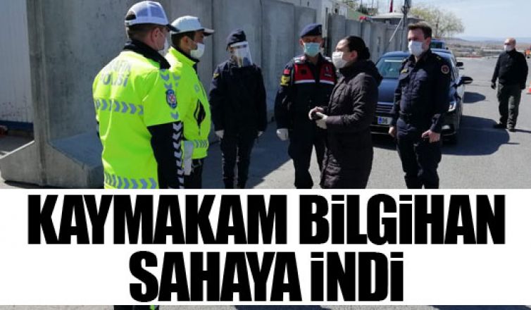 Kaymakam Tülay Baydar Bilgihan tedbirleri inceledi!