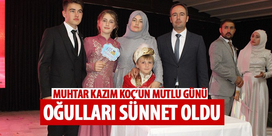 Kazım Koç'un mutlu günü