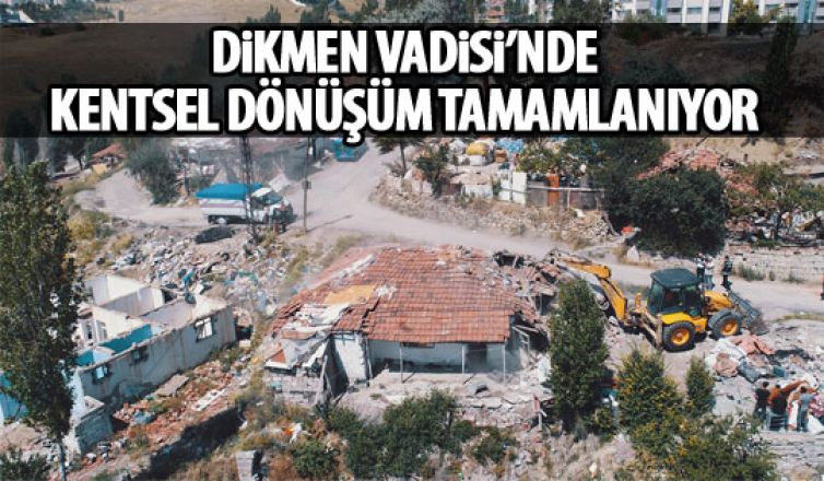 Kentsel dönüşüm tamamlanıyor!