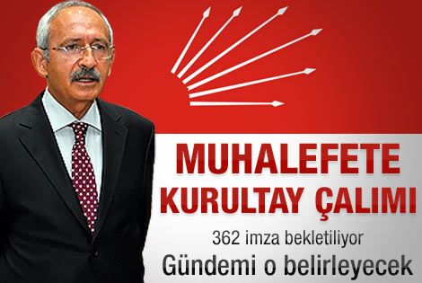 Kılıçdaroğlu'nun kurultay çalımı 