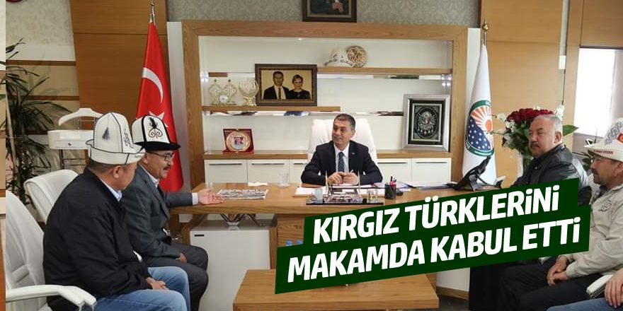 Kırgız Türklerinden Başkan Şimşek'e ziyaret