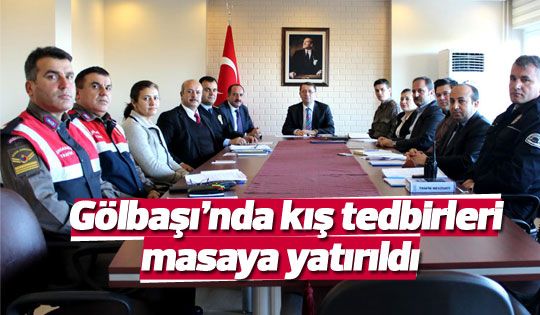 Kış mevsimleri trafik tedbirleri masaya yatırıldı