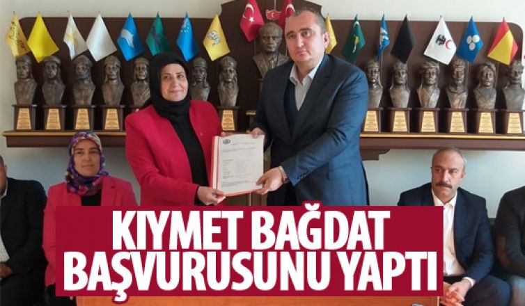 Kıymet Bağdat başvurusunu yaptı