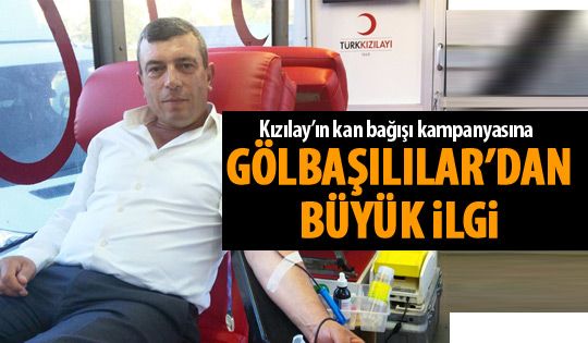 Kızılay'dan kan bağışı kampanyası