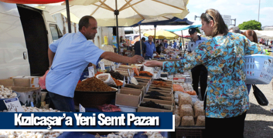 Kızılcaşar'a Yeni Semt Pazarı