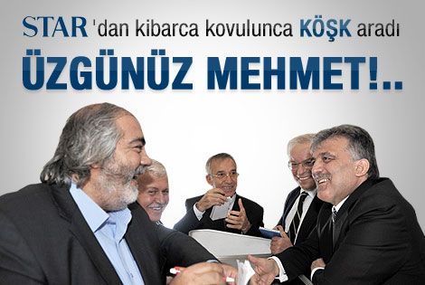 Köşk'ten Mehmet Altan'a üzgünüz telefonu