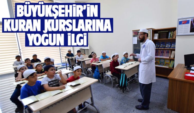 Kuran kurslarına yoğun ilgi !