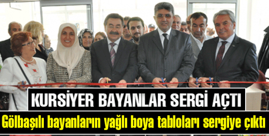 KURSİYER BAYANLAR SERGİ AÇTI