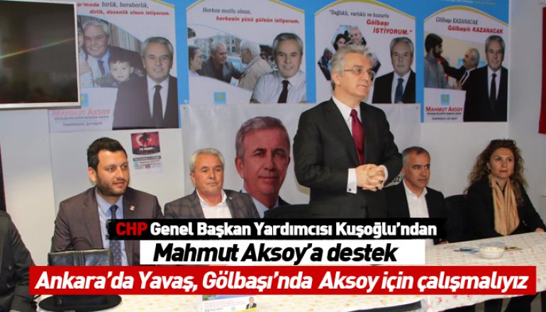 Kuşoğlu’ndan Aksoy’a destek