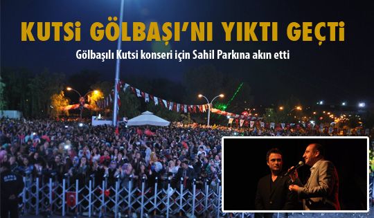 Kutsi konserinde Gölbaşılı doyasıya eğlendi