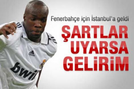 Lassana Diarra Fenerbahçe için İstanbul’da 