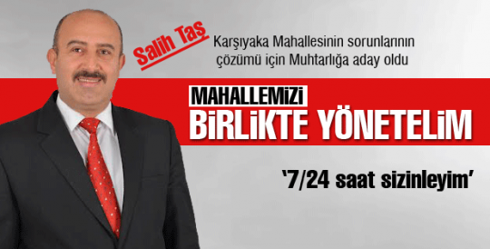 MAHALLEMİZİ BİRLİKTE YÖNETELİM