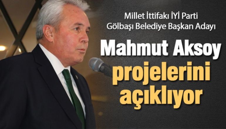 Mahmut Aksoy projelerini açıklıyor