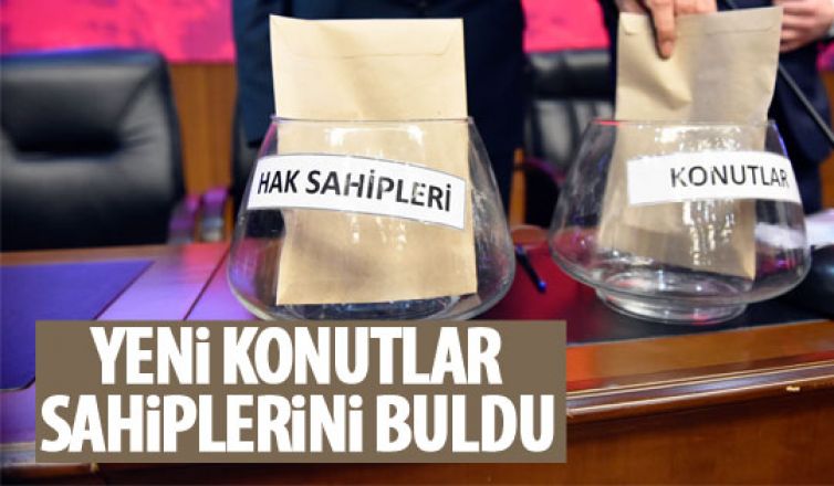 Mamak'taki konutlar sahiplerini buldu