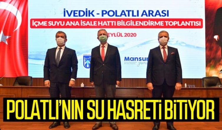 Mansur Yavaş sözünü tutuyor: Polatlı'nın kesintisiz su hasreti bitiyor