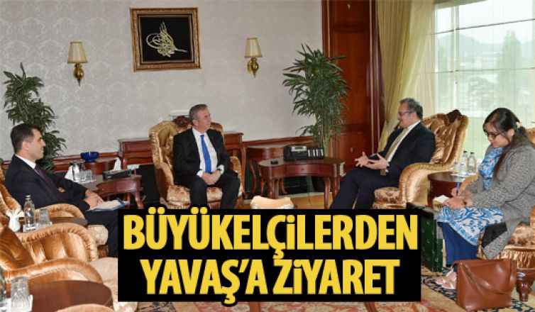 Mansur Yavaş'a büyükelçilerden ziyaret