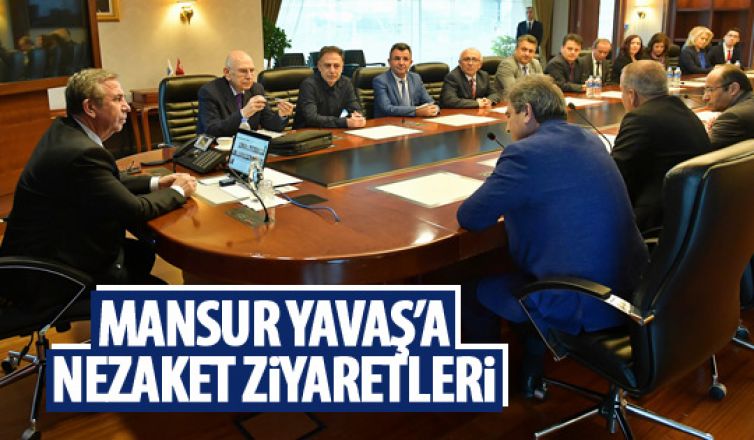 Mansur Yavaş’a nezaket ziyaretleri devam ediyor