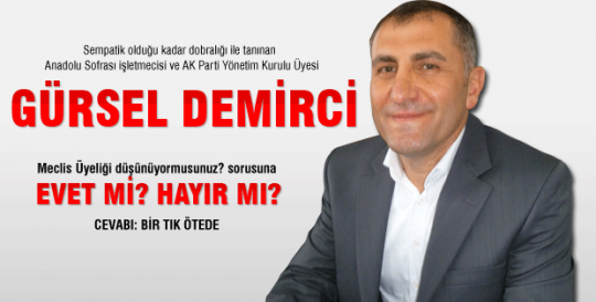 Meclis Üyeliği düşünüyormusunuz? sorusuna ne cevap verdi?