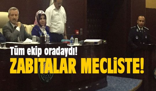 Mecliste Zabıta Haftası kutlaması