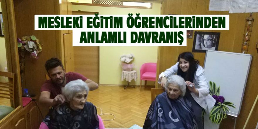 Mesleki eğitim öğrencilerden anlamlı davranış