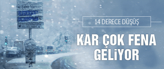 Meteoroloji uyardı! 14 derece birden düşecek