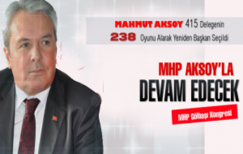 MHP Aksoy’la yola devam dedi..