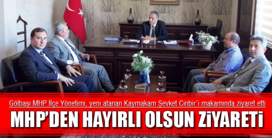 MHP'den Kaymakam Cinbir'e ziyaret