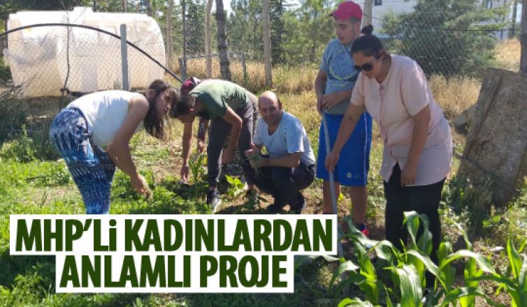 MHP'lş kadınlar organik tohum projesini faaliyete geçirdiler