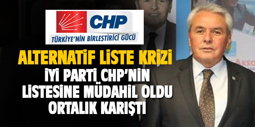 Millet ittifakında liste krizi