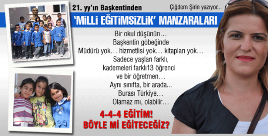 'Milli Eğitim/sizlik