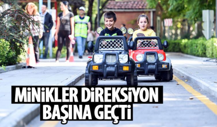 Minikler direksiyon başına geçti