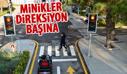 Miniklere trafik dersi