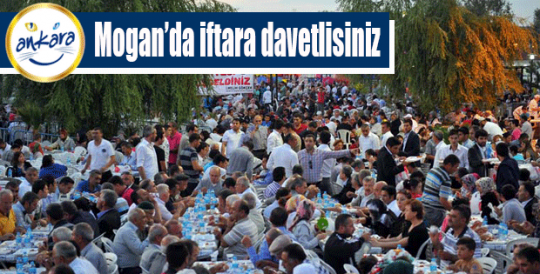 Mogan'da iftara davetlisiniz