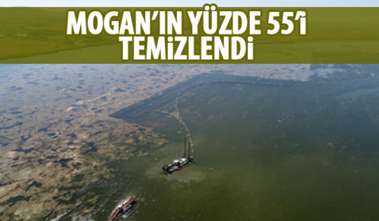 Mogan'da temizlik çalışmaları sürüyor