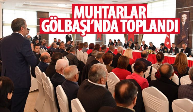 Muhtarların sorunları dinlendi