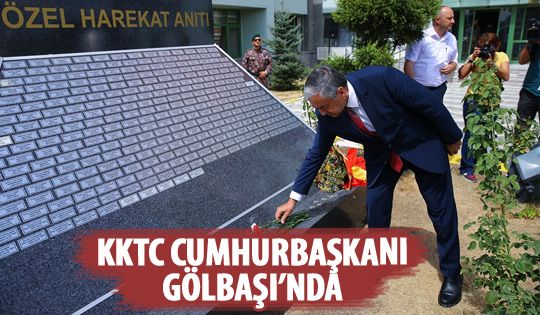 Mustafa Akıncı'dan Gölbaşı'na ziyaret