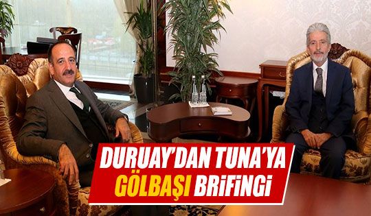 Mustafa Tuna Başkan Duruay'ı kabul etti